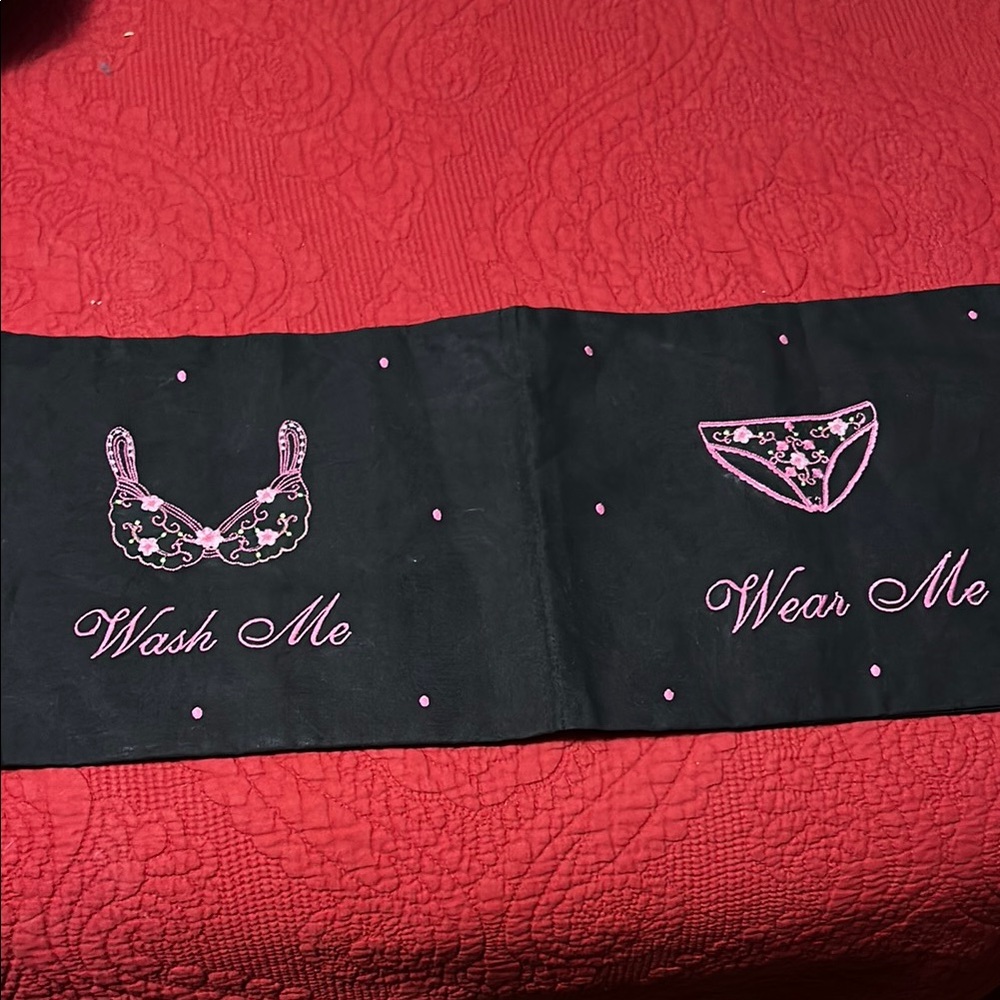 Lily Juliet Black and Pink Travel Bag